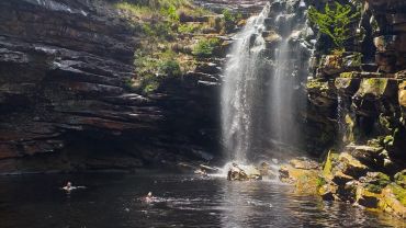 Cachoeira do Sossego com Ribeirão do Meio